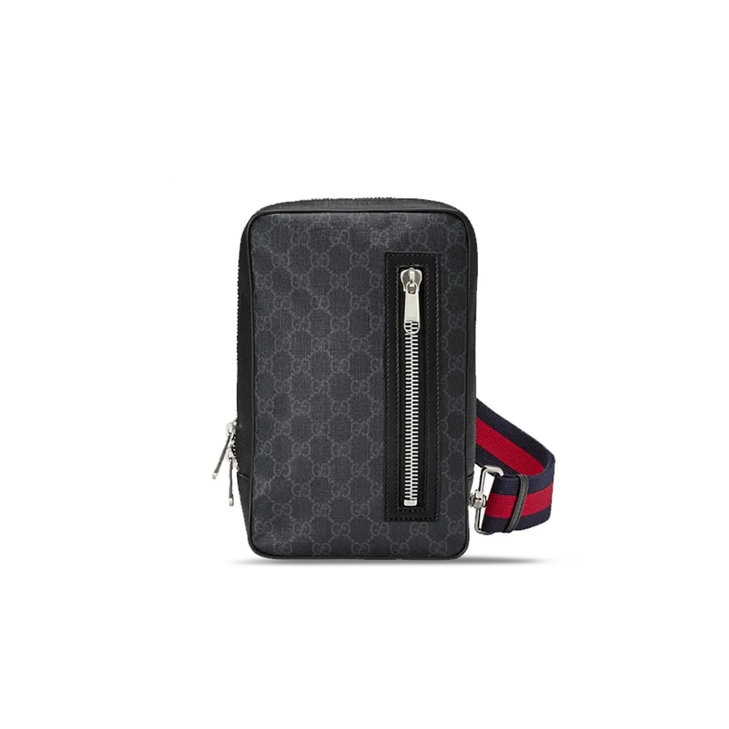 GUCCI GG BLACK BELT BAG 478325 (27*17*8.5cm)